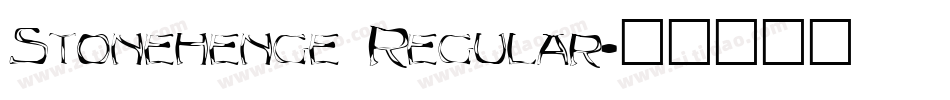 Stonehenge Regular字体转换